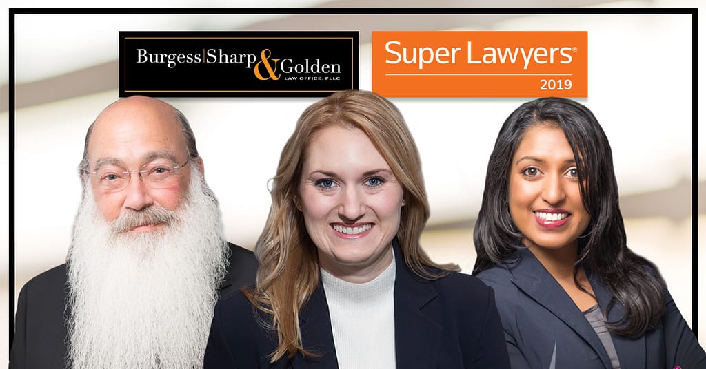 Burgess Sharp & Golden: 2019 Super Lawyers